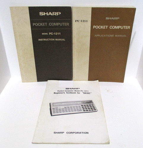 Sharp 1211 pocket computer - sharp, pc-1211