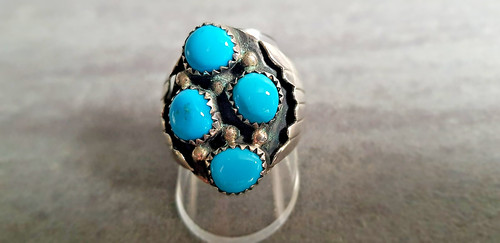 Großer solider silber ring - großer,