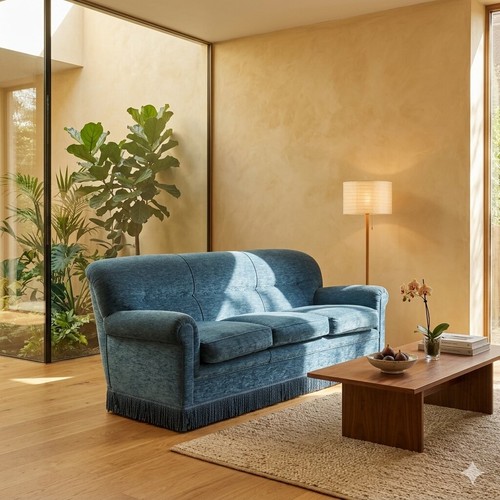 Vintage sofa samt mit - vintage,