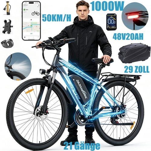 Herren elektrofahrrad 1000w - herren,