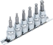 6 tlg Kugelkopf Innensechskant