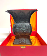 Antike bronze ritualvase - bronze,