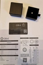 Halbkaräter Moissanite Solitär Ohrring S 925  VVS1, 18K Weissgold-Finish 