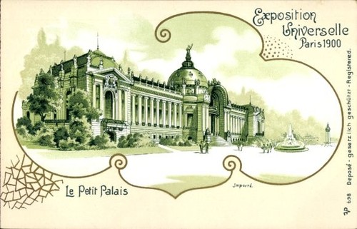 Litho paris weltausstellung - paris,,