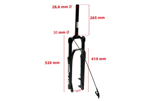 Zoll fahrrad feder gabel - zoll,