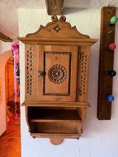 Wandschrank holz massiv - holz,