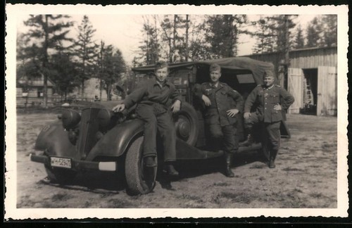 Fotografie auto horch - fotografie, 2.wk,