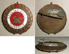 Emailliertes Abzeichen 10