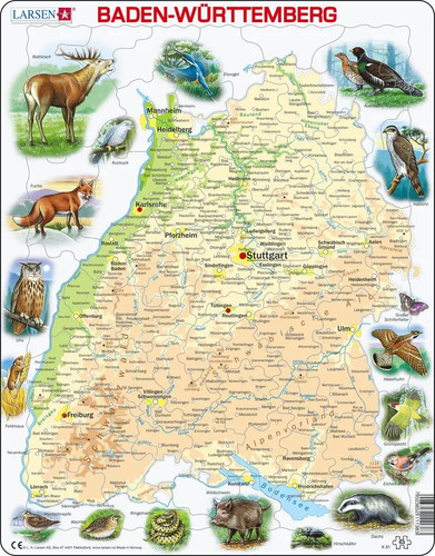 Puzzle baden württemberg - puzzle, baden-württemberg