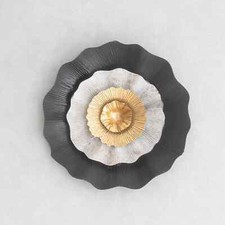 Wanddeko 3 D Metall Blume