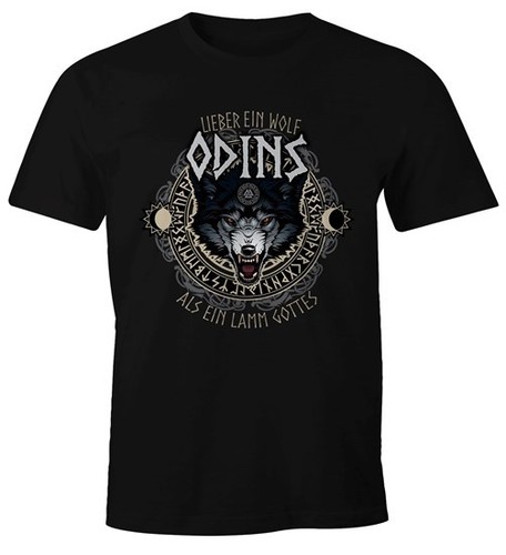 Herren shirt lieber ein wolf - herren,