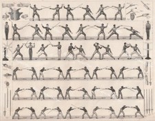 Fechten Fechter fencing Terz Quart Parade Finte Degen Säbel Mensur Hieb Stich