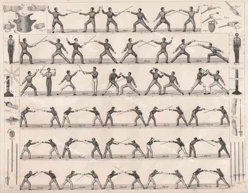 Fechten fechter fencing terz - fechten,