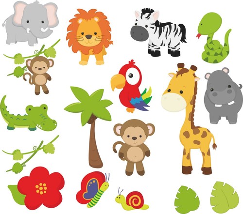 Wandsticker afrika tiere - afrika,