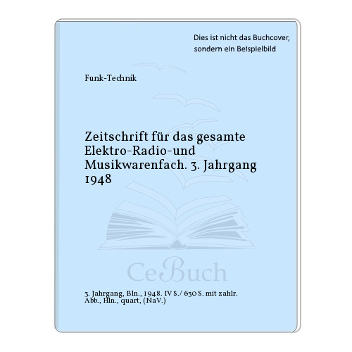 Funk technik zeitschrift für - zeitschrift,