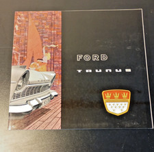 Prospekt bebildert in Farbe Mod. Ford Taunus 1950? Auto Scheck & Sohn Saulgau