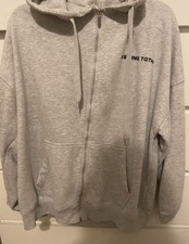 Sweatshirtjacke grau l - sweatshirtjacke, gr.