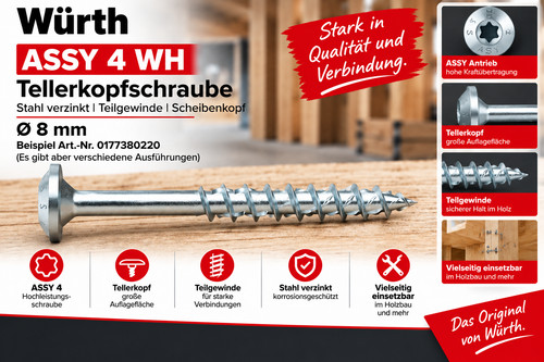 Assy tellerkopfschraube - wh,