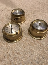 WEMPE Schiffsuhr Barometer