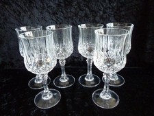 6 Weingläser Cristal d`