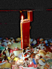 S.T.Dupont Tischfeuerzeug, Linie 1, goldf, Chinalack sunburst, REVISIONIERT, TOP