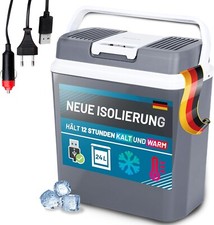 Kühlbox 24L WÄRMT und KÜHLT elektrisch 12V 230V USB / Neue Isolierung, Neuware