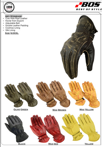 Cafe racer motorcycle gloves - cafe,