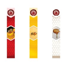 Gewährverschluss für Honiggläser gerade (100x) Siegeletiketten Imkerei Gläser