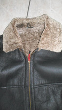 Herren Jacke Fliegerjacke Pilotenjacke Lammfelljacke Bomberjacke Größe M  50