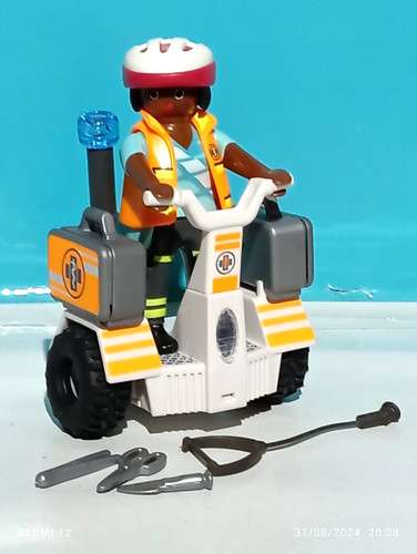 Playmobil figur rettungsarzt - figur,
