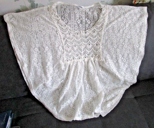 Sommer shirt weiß - weiß/beige, damen