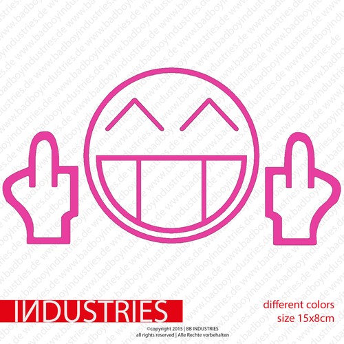 Don give fuck you smiley - don't,