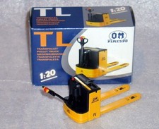 OM Pimespo ( = Linde Marke) TL 1/20 Gabelstapler Stapler forklift OVP