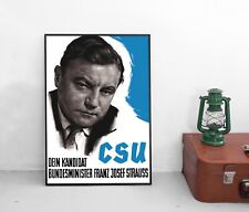 Poster CSU Franz Josef Strauss