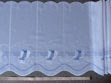 Scheibengardine Strandkorb