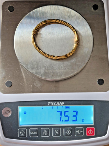 Karat gold armreif armband - gold,