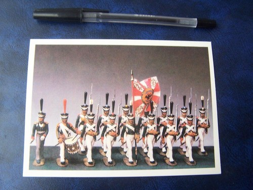 Sammlerkarte zinnsoldaten - sammlerkarte,