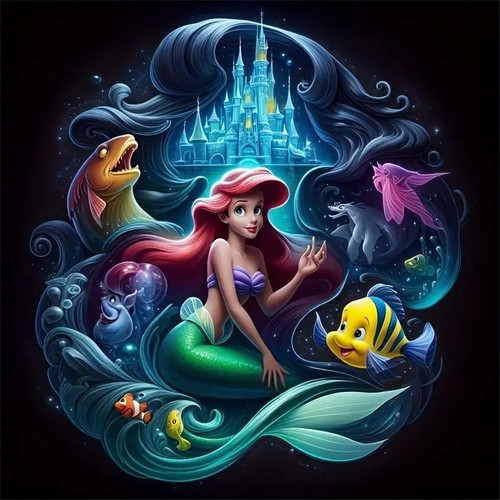 Diamond painting arielle - 5d*diamond, painting*arielle