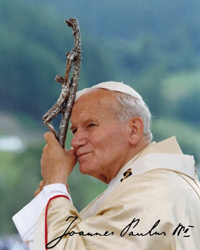 Repro autogramm papst - -,