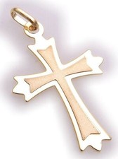 New Pendant Cross Real Gold