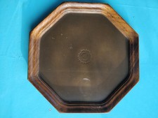 Vintage, antikes Holztablett