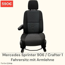 Mercedes Sprinter 906 / Crafter 1 Fahrersitz mit Armlehne Sitz 2006-2018 Lima