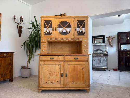 Jugendstil naturholschrank - ,