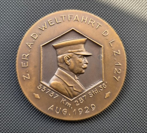 Medaille weltfahrt 1929 - weltfahrt,