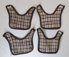 4 x Schleich Pferdedecke Zubehör Reiterhof braun 