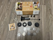 De Buyer Le Tube Kolben Gebäck Spritze Spender mit Zubehör Kuchen Backen