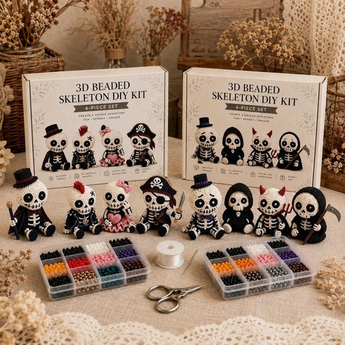Acryl perlen totenkopf diy - perlen,