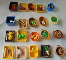 Playmobil Zubehör 1 Kisten/ Korb mit Obst + Gemüse nach Wahl  Top Zustand