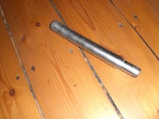 Sattelstange Sattelstütze Fahrrad Stahl silber Metall 230 mm