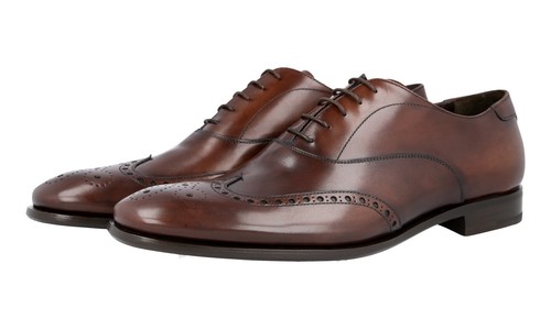 Prada leder oxford - prada,